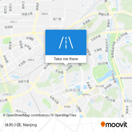 休闲小路 map