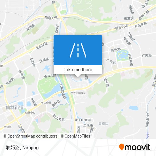 嫏嬛路 map
