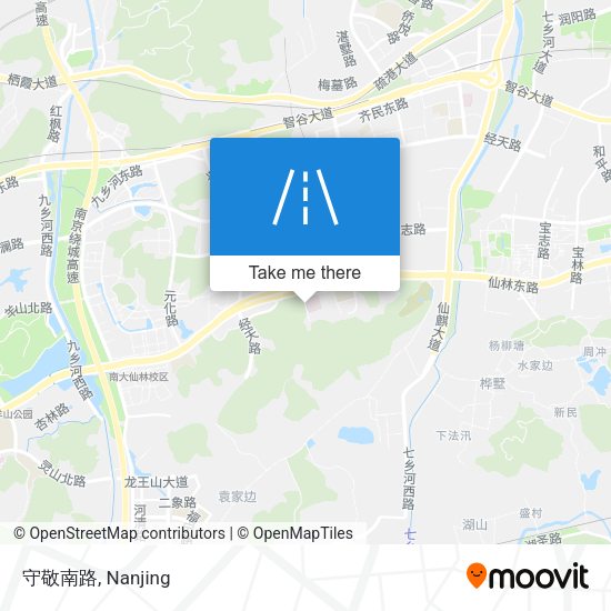 守敬南路 map
