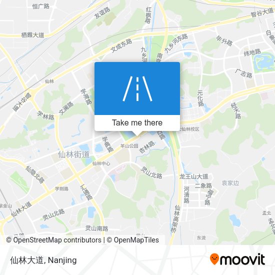 仙林大道 map
