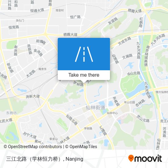 三江北路（学林恒力桥） map