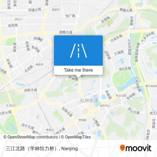 三江北路（学林恒力桥） map