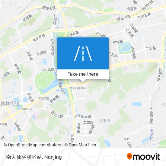 南大仙林校区站 map