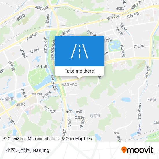 小区内部路 map