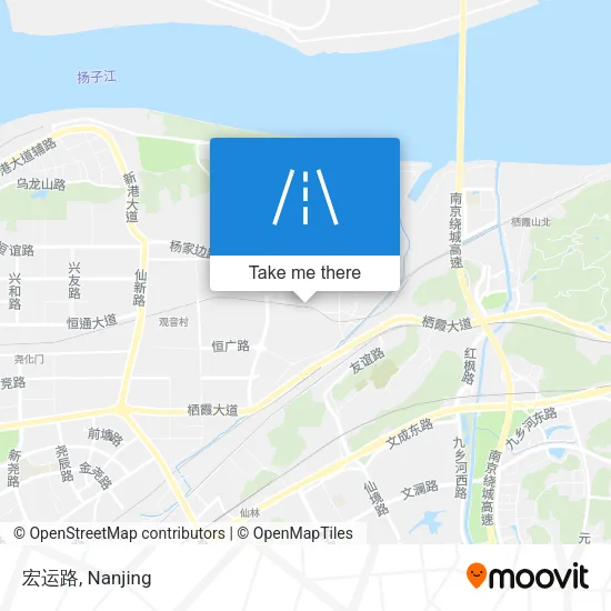 宏运路 map