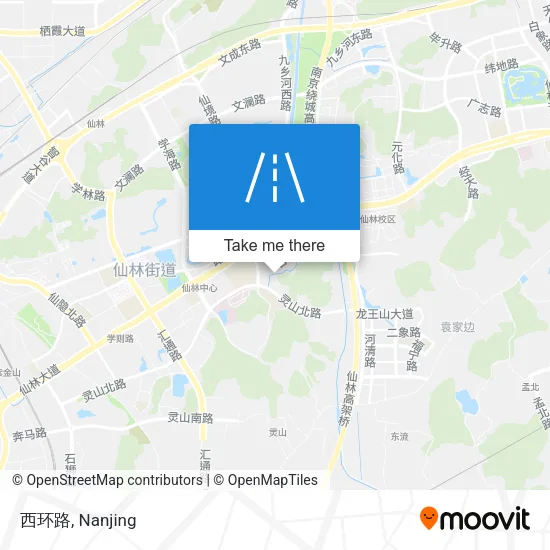 西环路 map