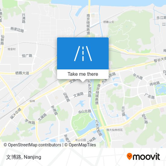 文博路 map