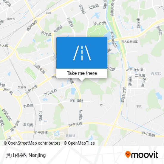 灵山根路 map