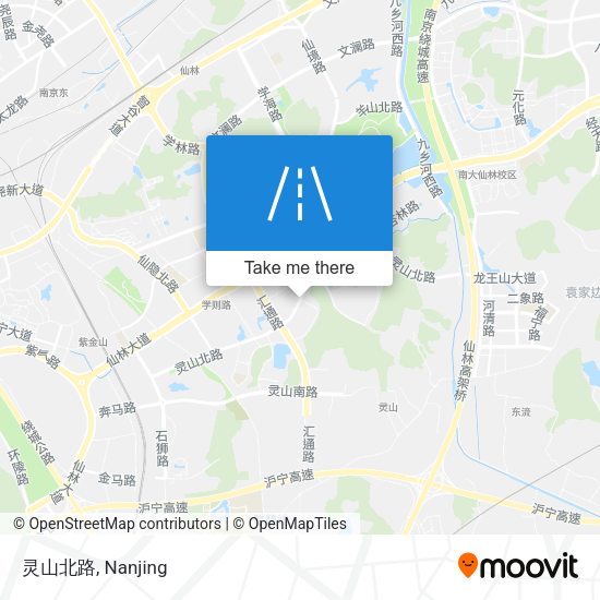 灵山北路 map