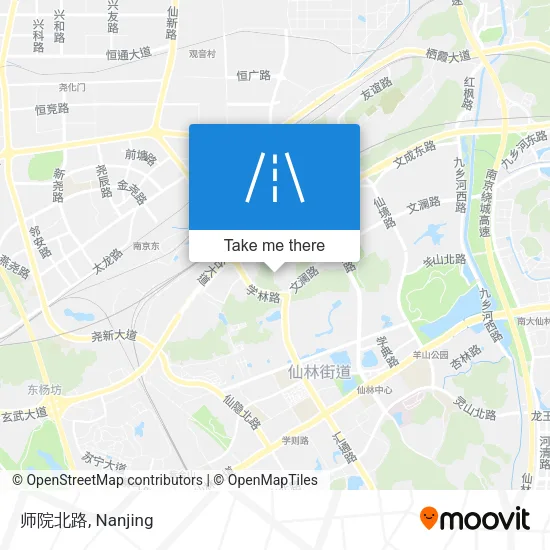 师院北路 map