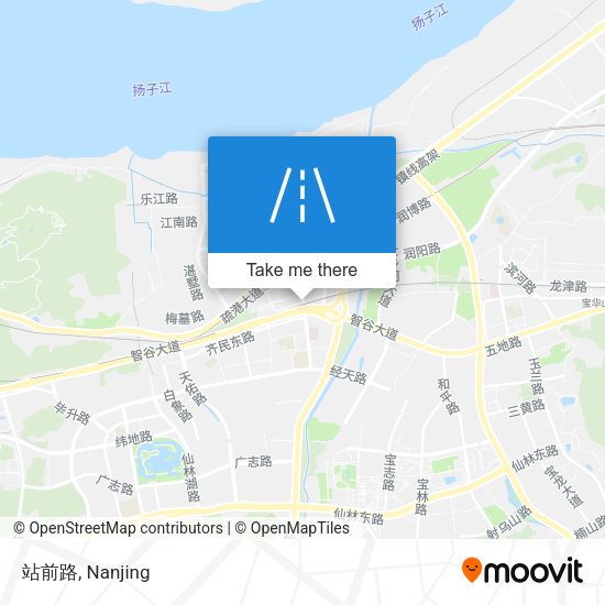 站前路 map