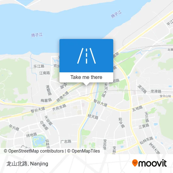 龙山北路 map