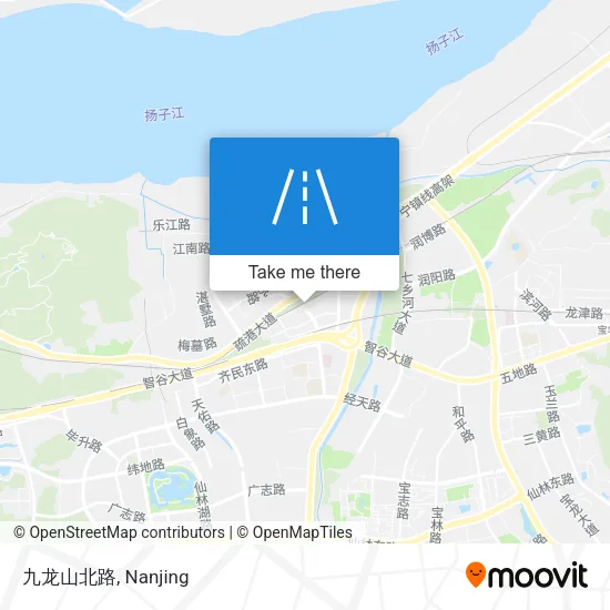 九龙山北路 map