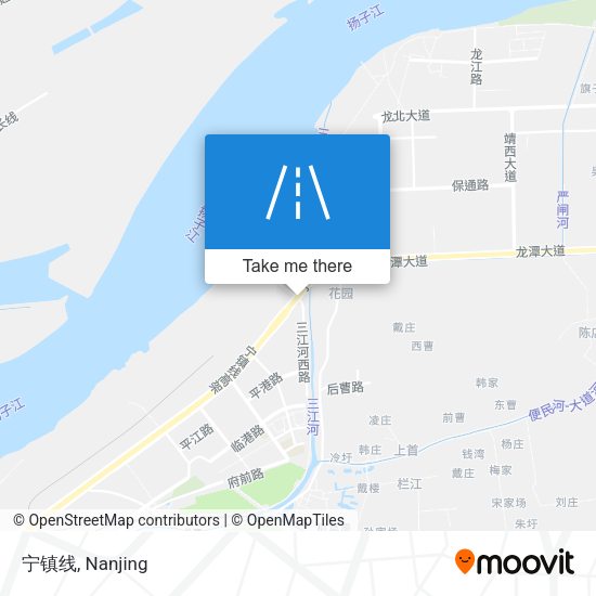 宁镇线 map