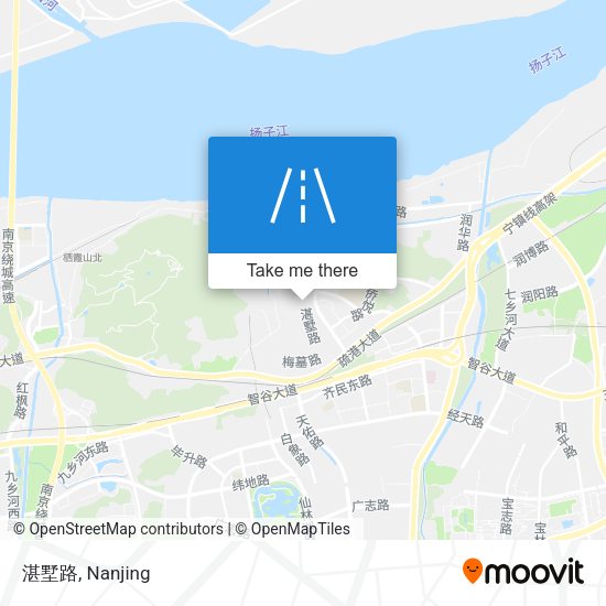 湛墅路 map