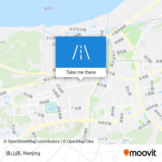 摄山路 map