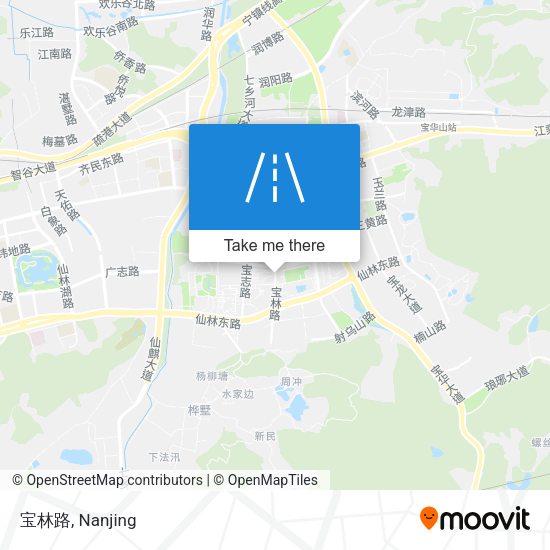 宝林路 map