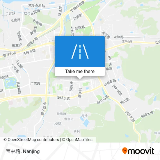 宝林路 map