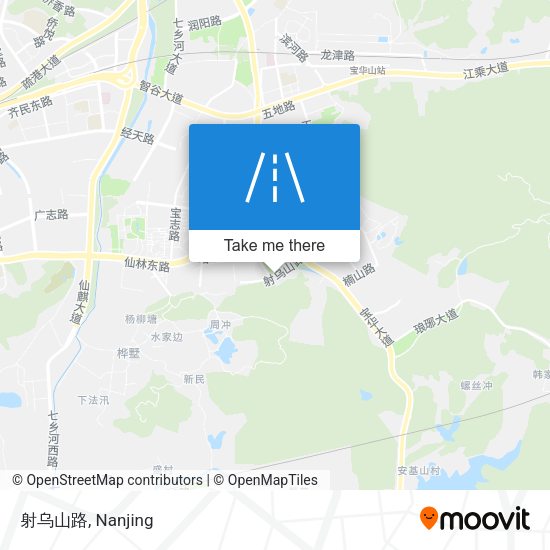 射乌山路 map