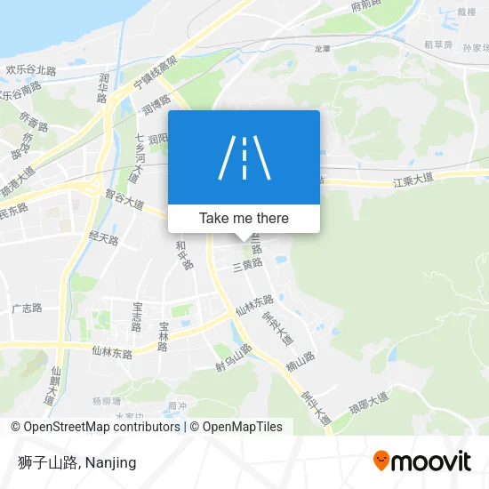 狮子山路 map