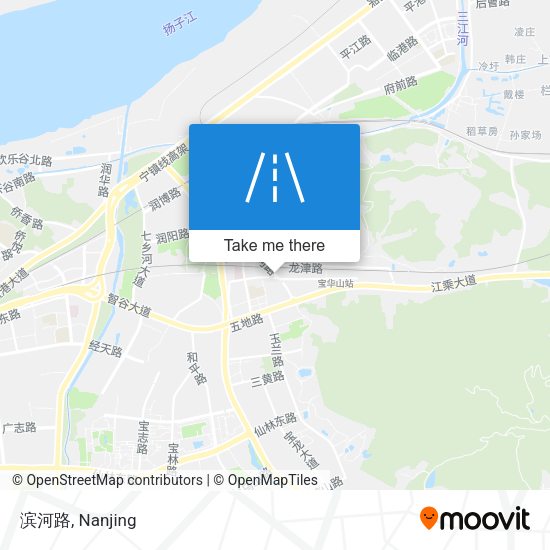 滨河路 map