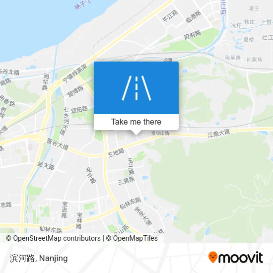 滨河路 map