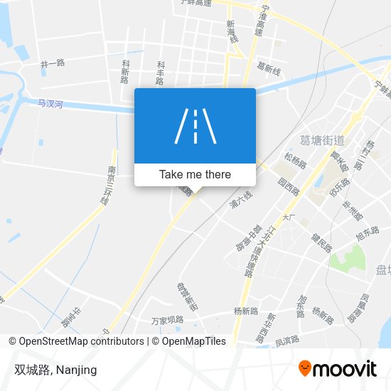 双城路 map