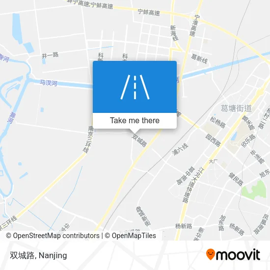双城路 map