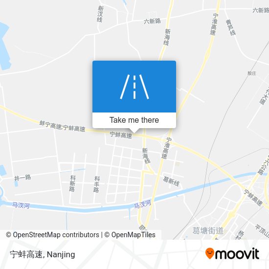 宁蚌高速 map