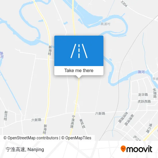 宁淮高速 map