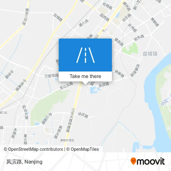 凤滨路 map