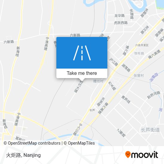 火炬路 map