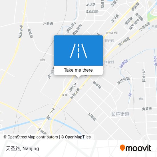 天圣路 map