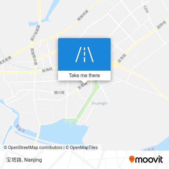 宝塔路 map