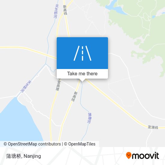 蒲塘桥 map