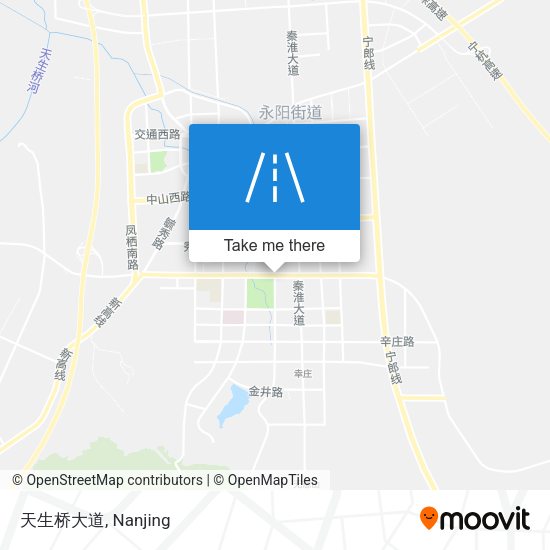 天生桥大道 map