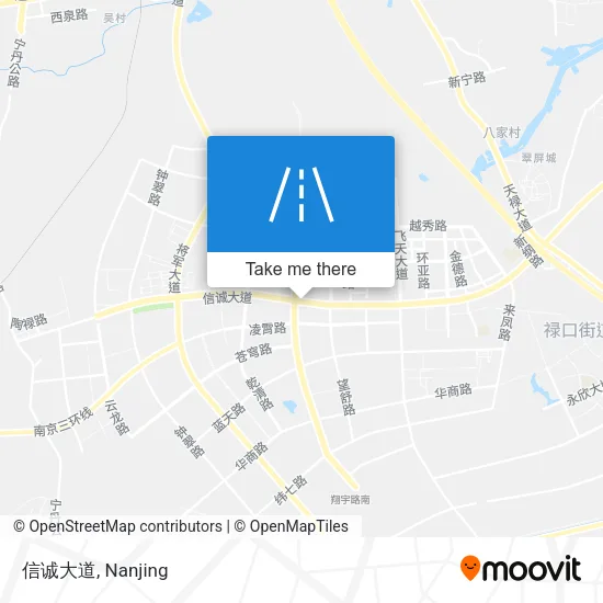信诚大道 map
