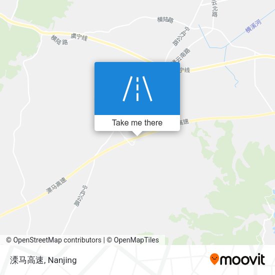 溧马高速 map
