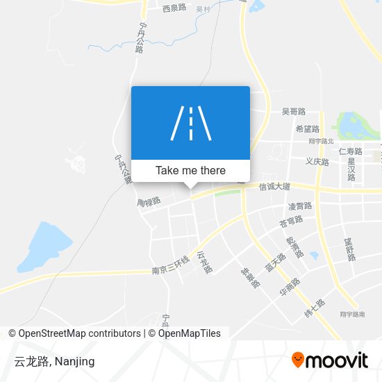 云龙路 map