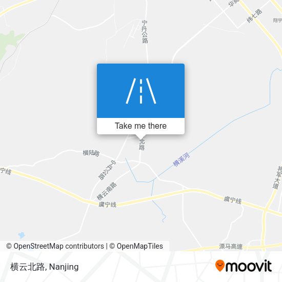 横云北路 map