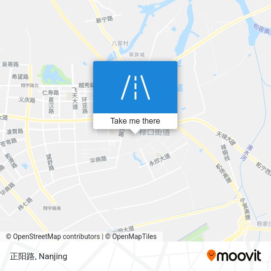 正阳路 map