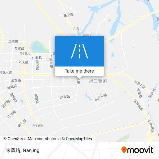 来凤路 map