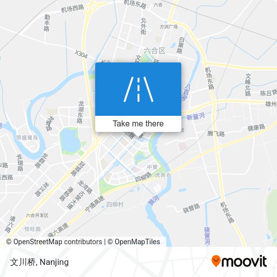 文川桥 map