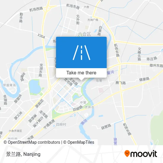 景兰路 map