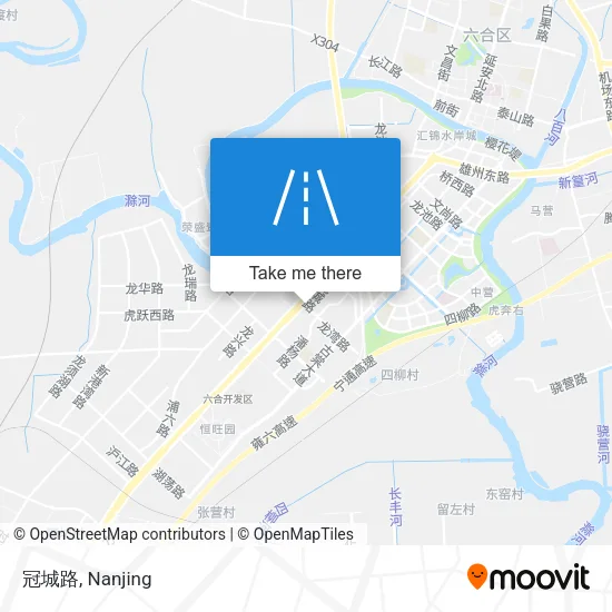 冠城路 map