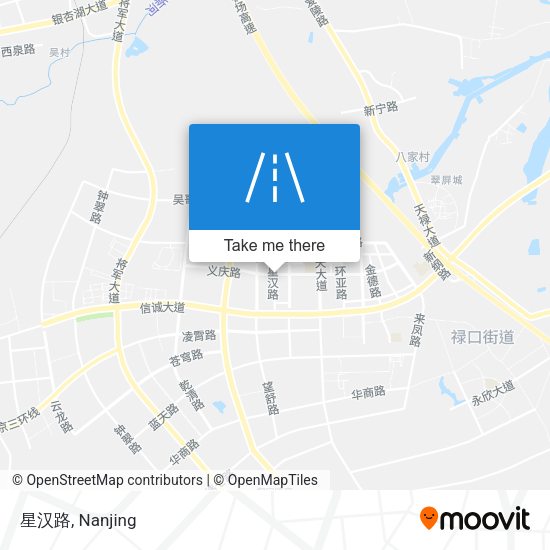 星汉路 map