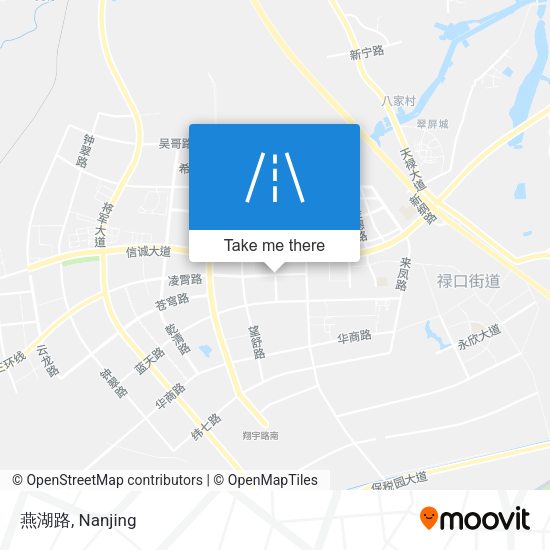 燕湖路 map