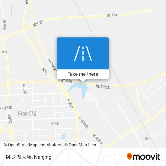 卧龙湖大桥 map