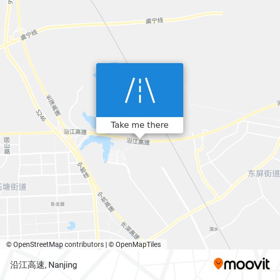 沿江高速 map
