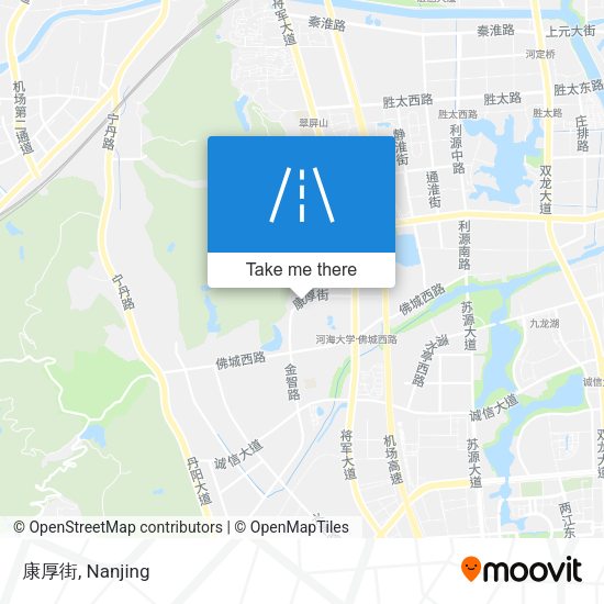 康厚街 map